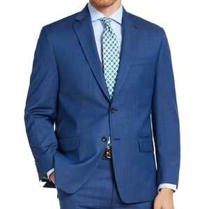 Michael Kors Kris Blue Classic-Fit Airsoft Suit